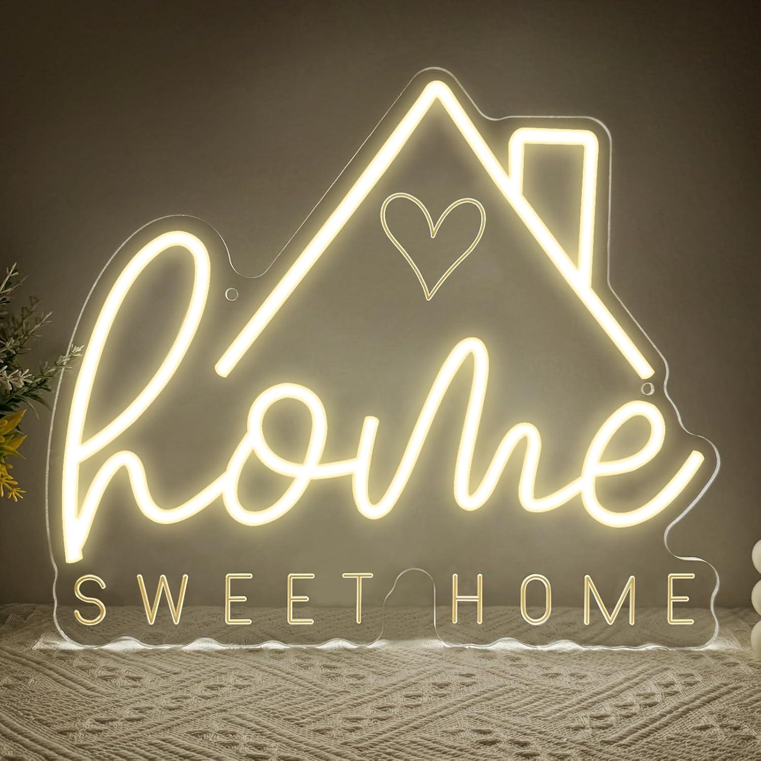 Lighting Decor In Room - Sweet Home Neon Sign USB Dimmable
