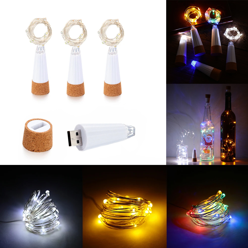 Decor Lighting Cork - 2m 20 LED Cork Bottle Fairy