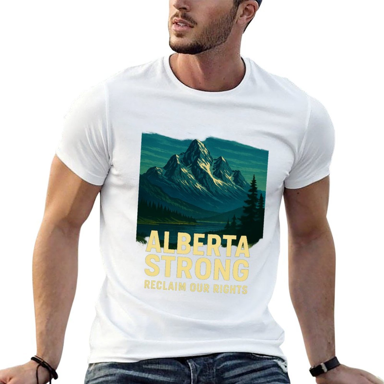 Alberta Lighting & Decor Reviews - Alberta Strong T-Shirt Casual Light Summer