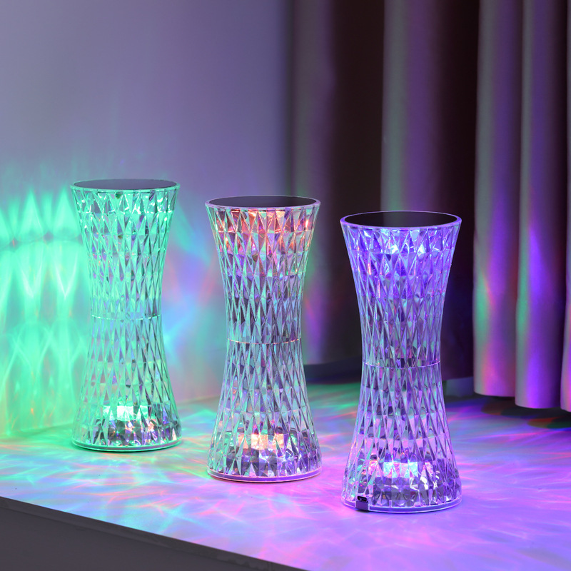 Lighting Decor In Room - Crystal Bedside Table Lamps Xmas Acrylic