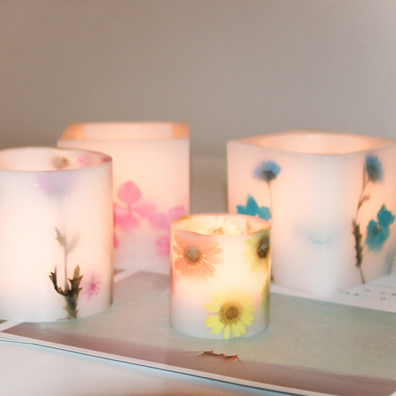 Candle Holder Set - Windproof Wax Cup Acrylic Mold Hollow