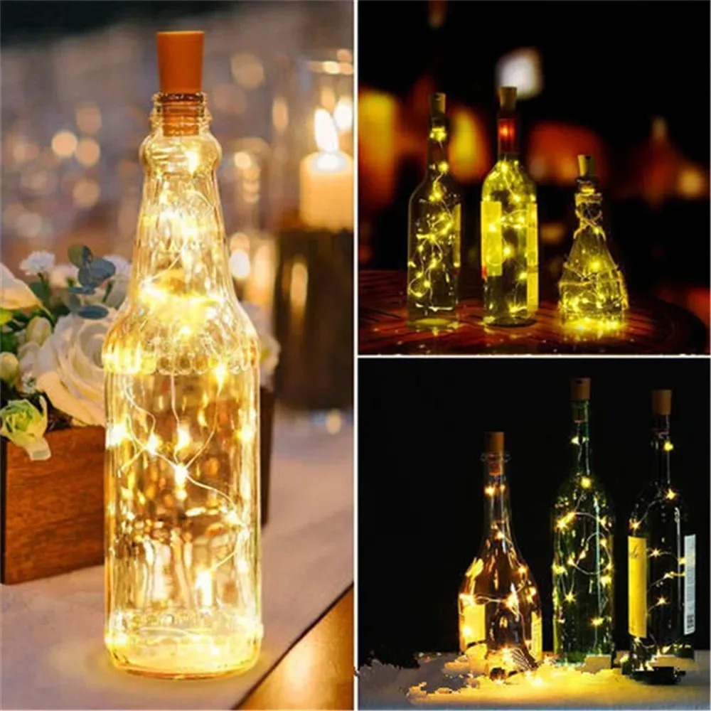 Decor Lighting Cork - 10PCS Wine Bottle LED Lights Cork