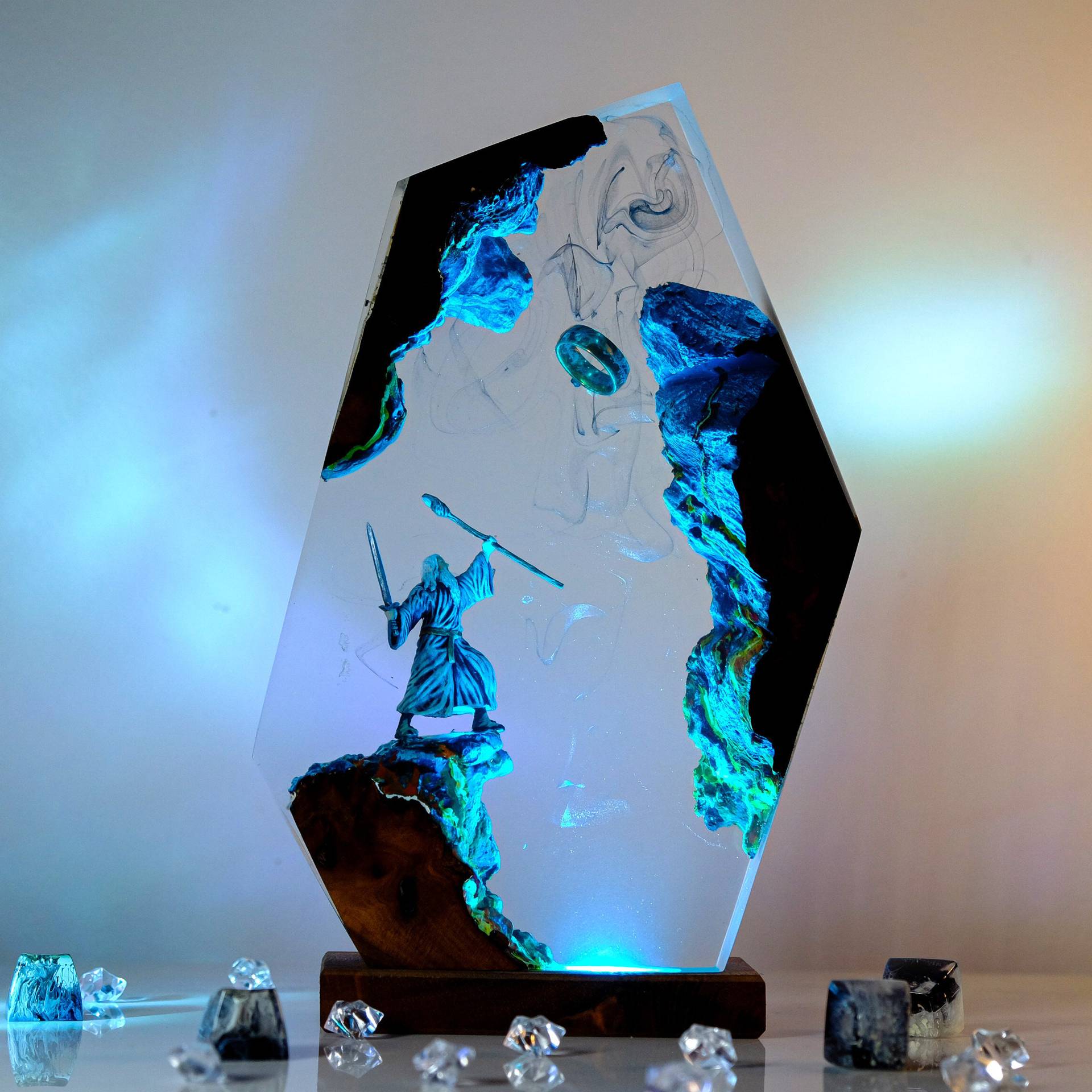 Decor Lighting Table Lamps - Movie Scence Figure Table Resin Lamp