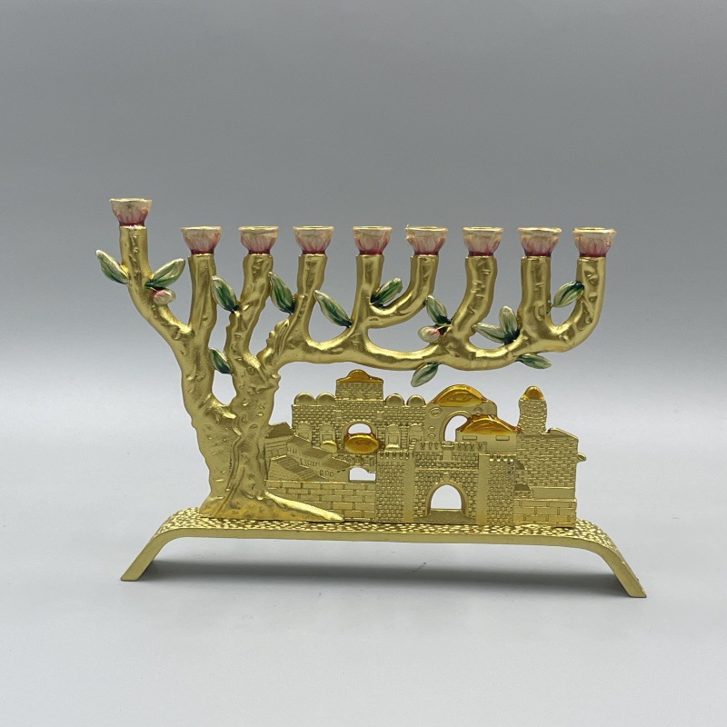 Home Lighting & Decor St Catharines On - Light Luxury Temple Jerusalem Candlestick Jewish