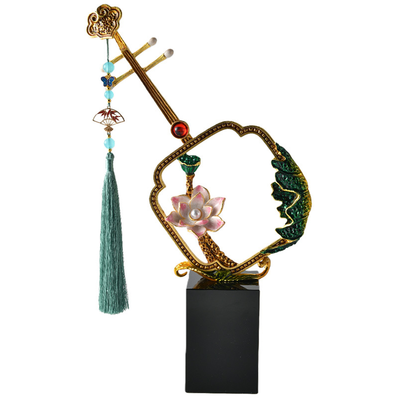 Lighting Decor Company - Lucky Entrance Decorative Enamel Color Pipa