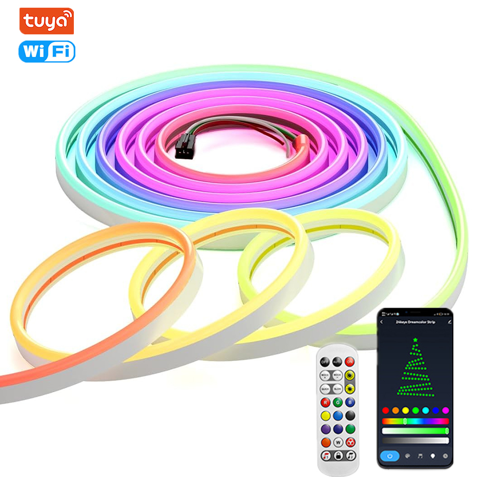 Decor Lighting Uk - 12V RGBIC LED Neon Light Strip