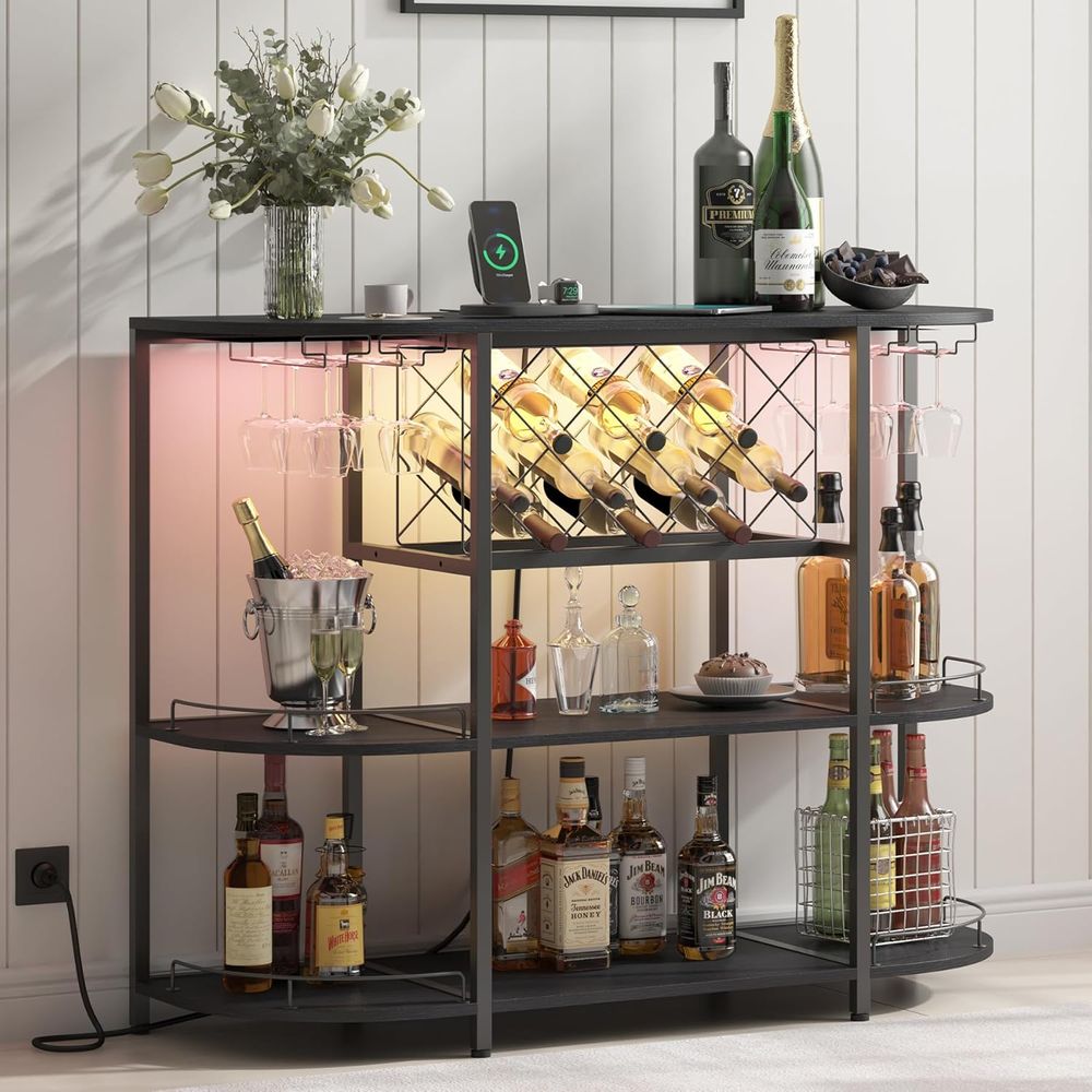 Black 3-Tier Coffee Table with - Home Lighting & Decor St Catharines On ulasan dan harga