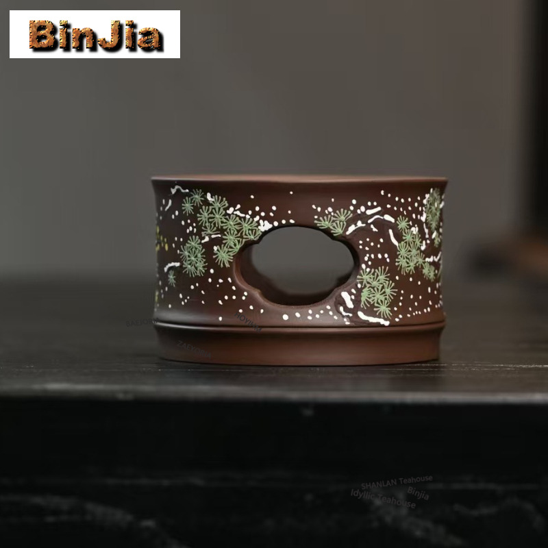 Yixing Zisha Clay Painting Tea - Candle Holder Set ulasan dan harga