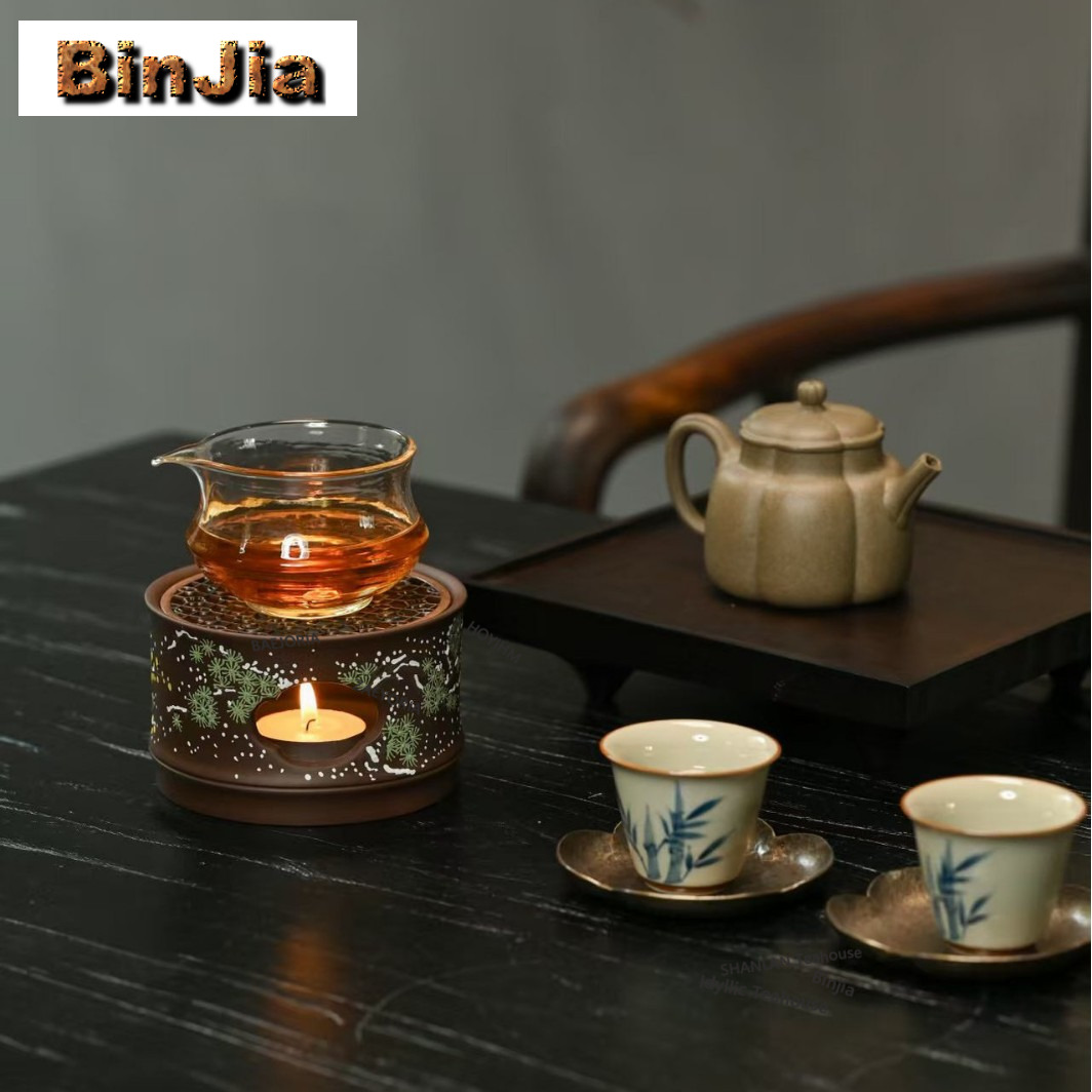 Yixing Zisha Clay Painting Tea - Candle Holder Set ulasan dan harga
