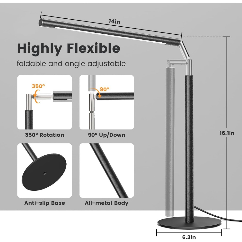 16 Inch Adjustable Metal LED D - Home Lighting & Decor St Catharines On ulasan dan harga