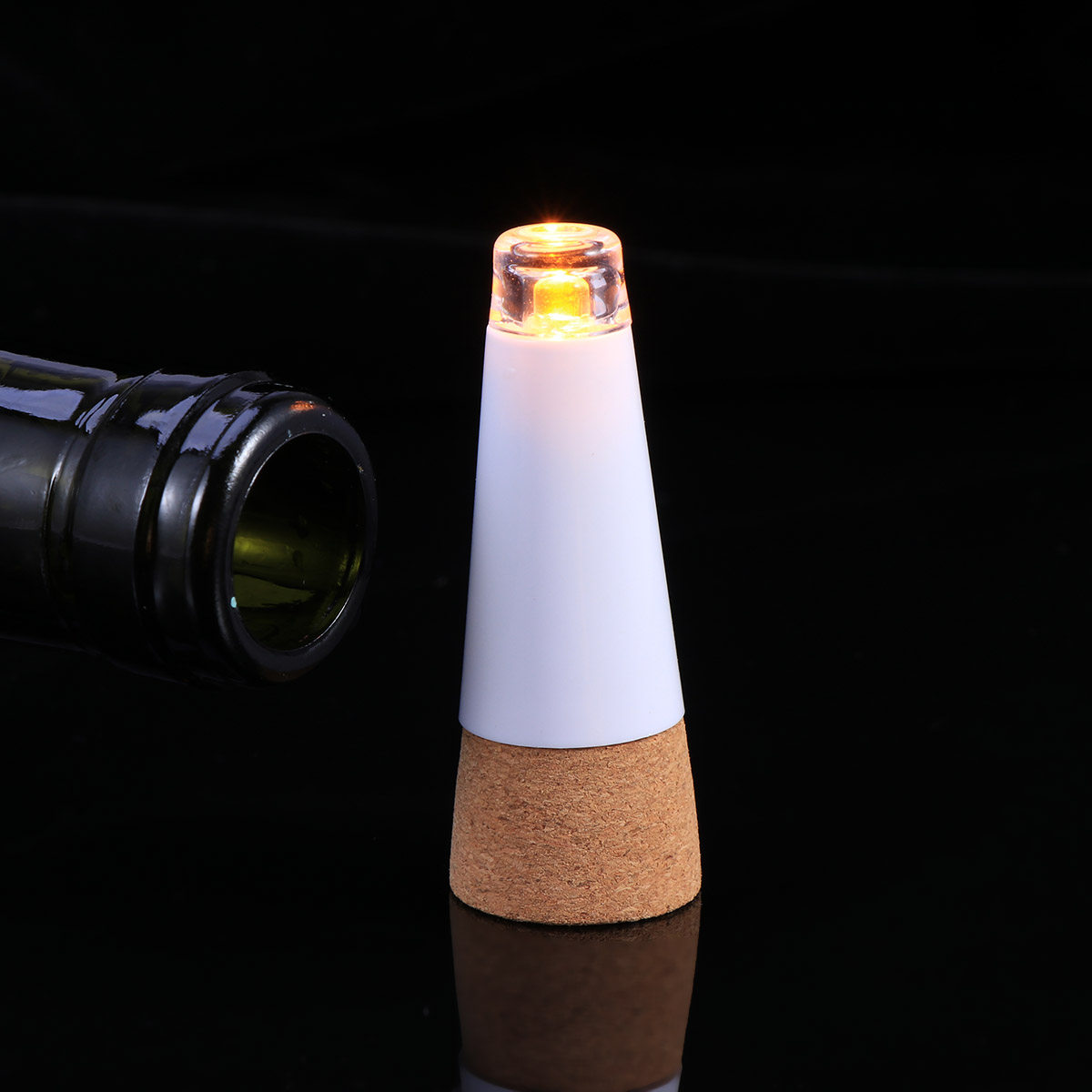 Warm White LED Rechargeable Co - Decor Lighting Cork ulasan dan harga