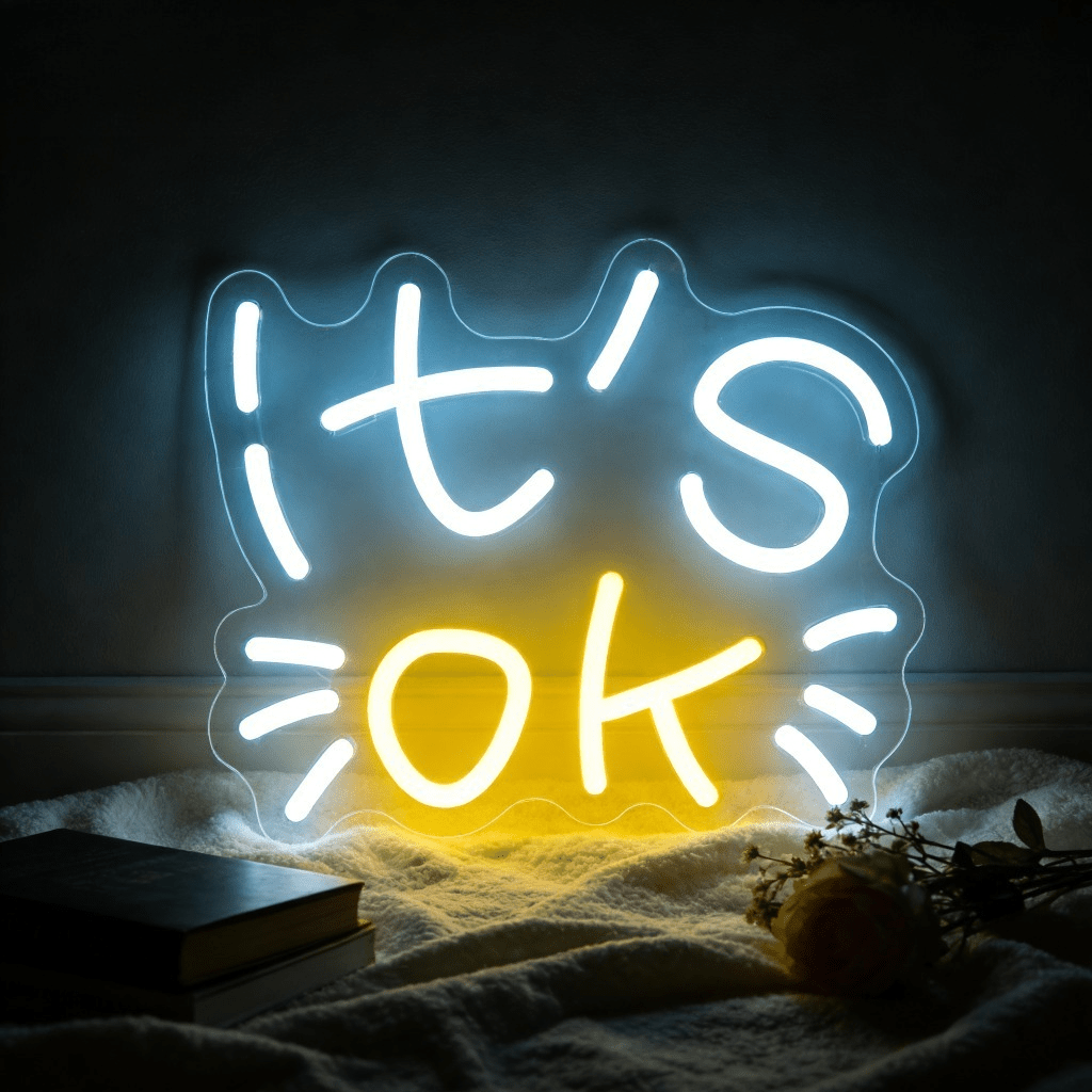It's OK Neon Sign LED Night Li - Ok Lighting Decor ulasan dan harga