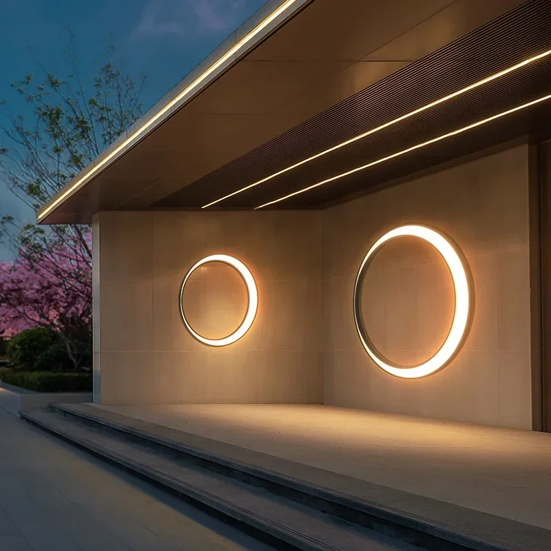 Modern Outdoor Waterproof Moon - Lighting Decoration On Wall ulasan dan harga