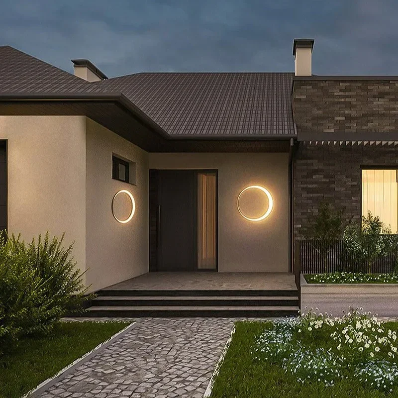 Modern Outdoor Waterproof Moon - Lighting Decoration On Wall ulasan dan harga