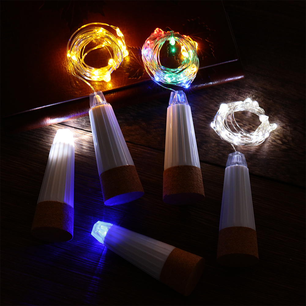 2m 20 LED Cork Bottle Fairy Li - Decor Lighting Cork ulasan dan harga