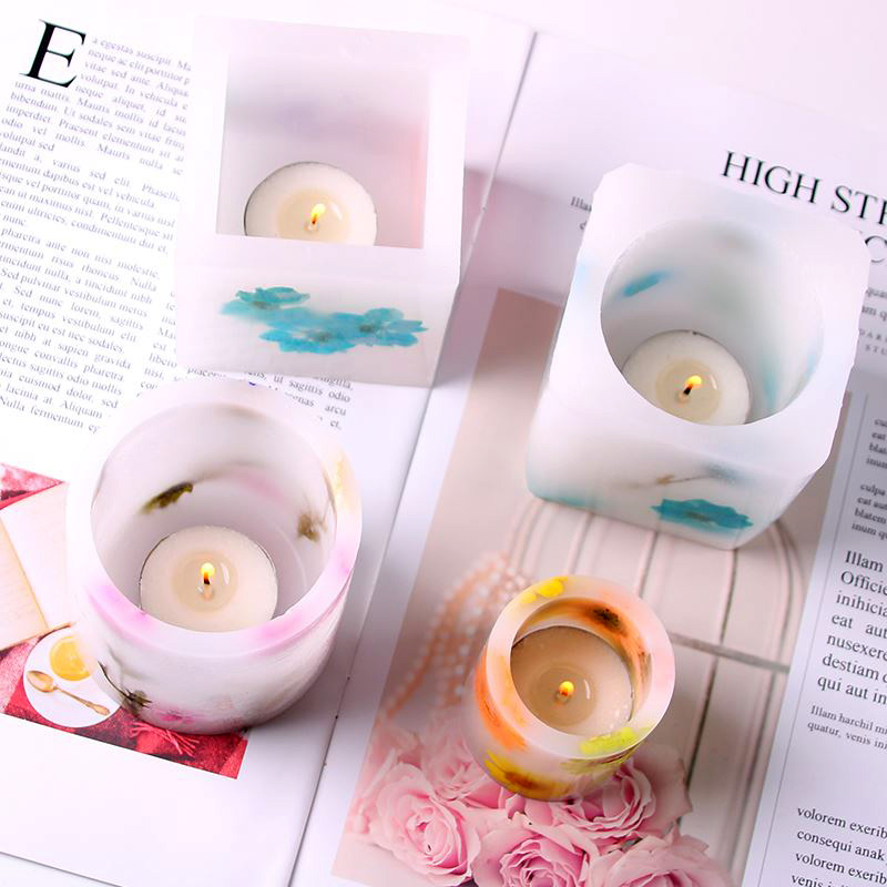 Windproof Wax Cup Acrylic Mold - Candle Holder Set ulasan dan harga