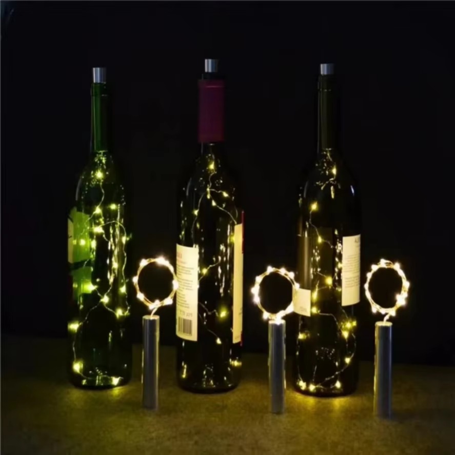 LED Wine Bottle Cork Starry Li - Decor Lighting Cork ulasan dan harga