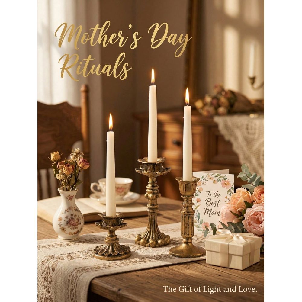 Set Vintage Distressed Candle  - Candle Holder Set ulasan dan harga