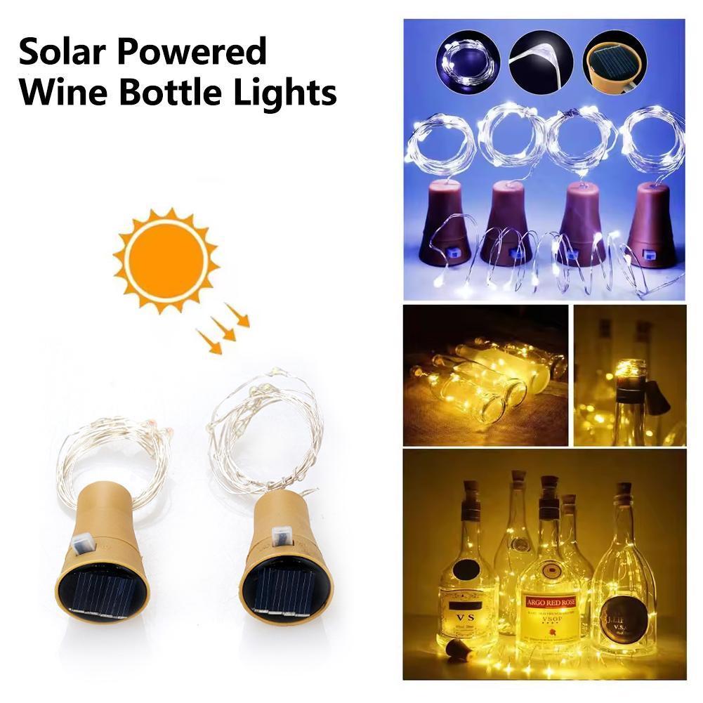 Wine Bottle Lights With Cork L - Decor Lighting Cork ulasan dan harga