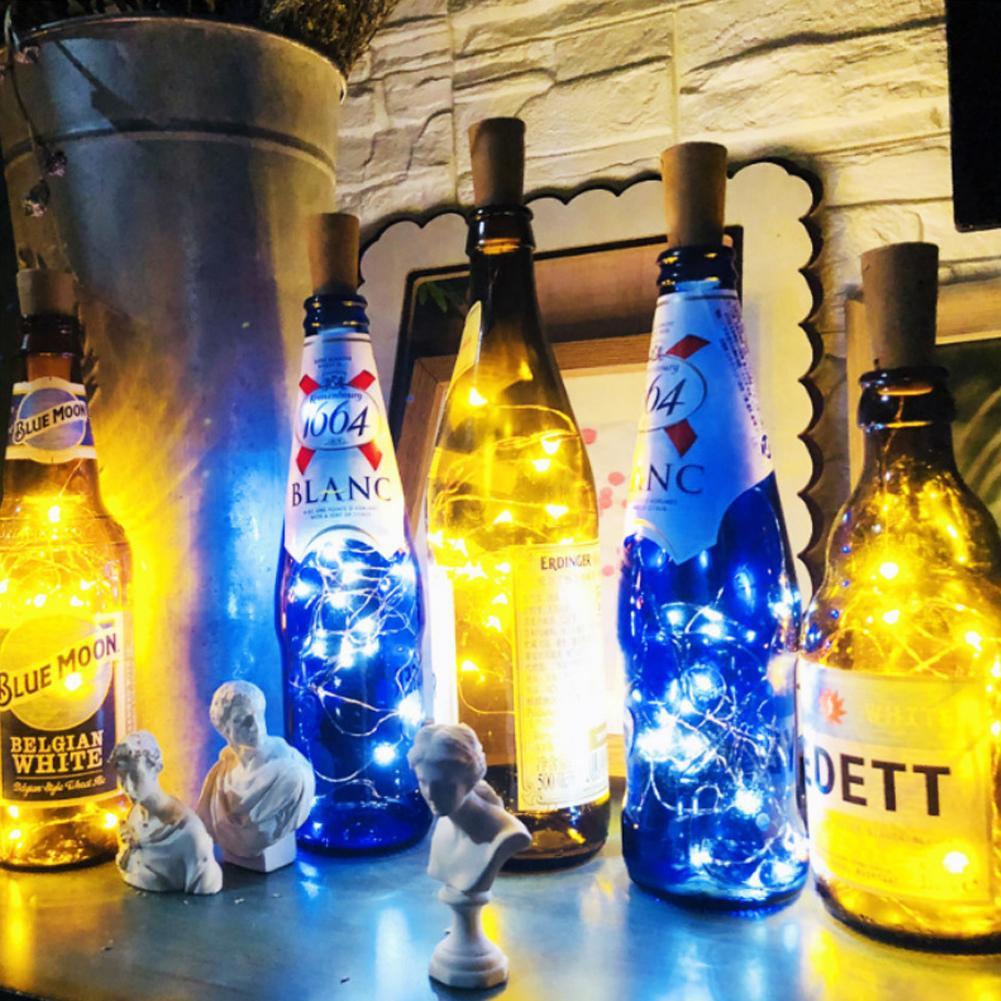 Wine Bottle Lights With Cork L - Decor Lighting Cork ulasan dan harga