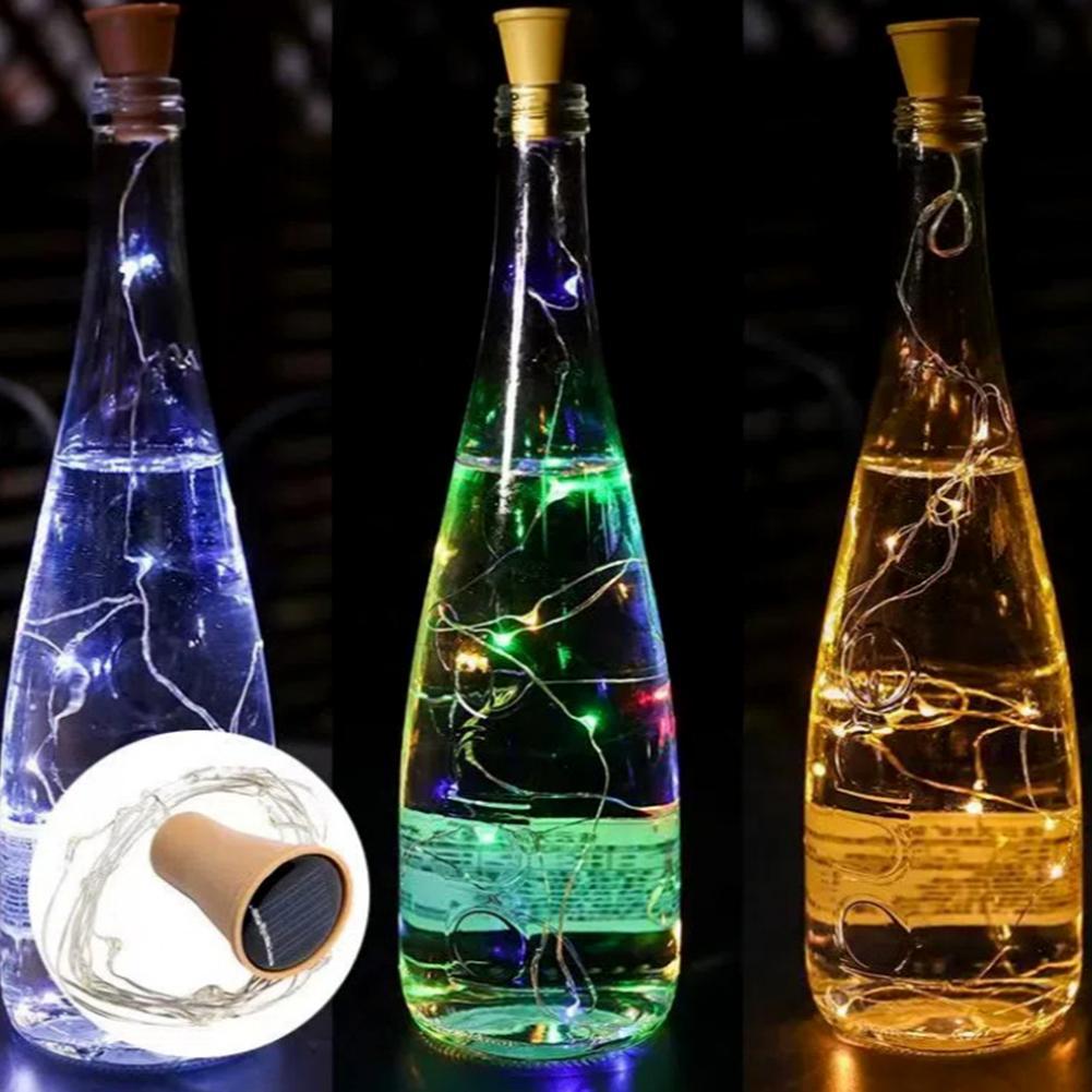 Wine Bottle Lights With Cork L - Decor Lighting Cork ulasan dan harga