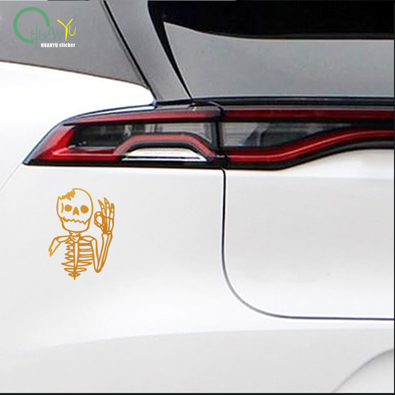 Funny OK Skull Car Sticker Bod - Ok Lighting Decor ulasan dan harga