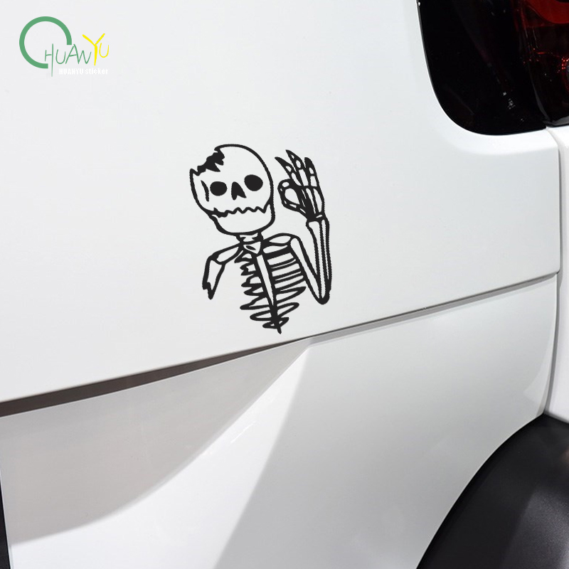 Funny OK Skull Car Sticker Bod - Ok Lighting Decor ulasan dan harga