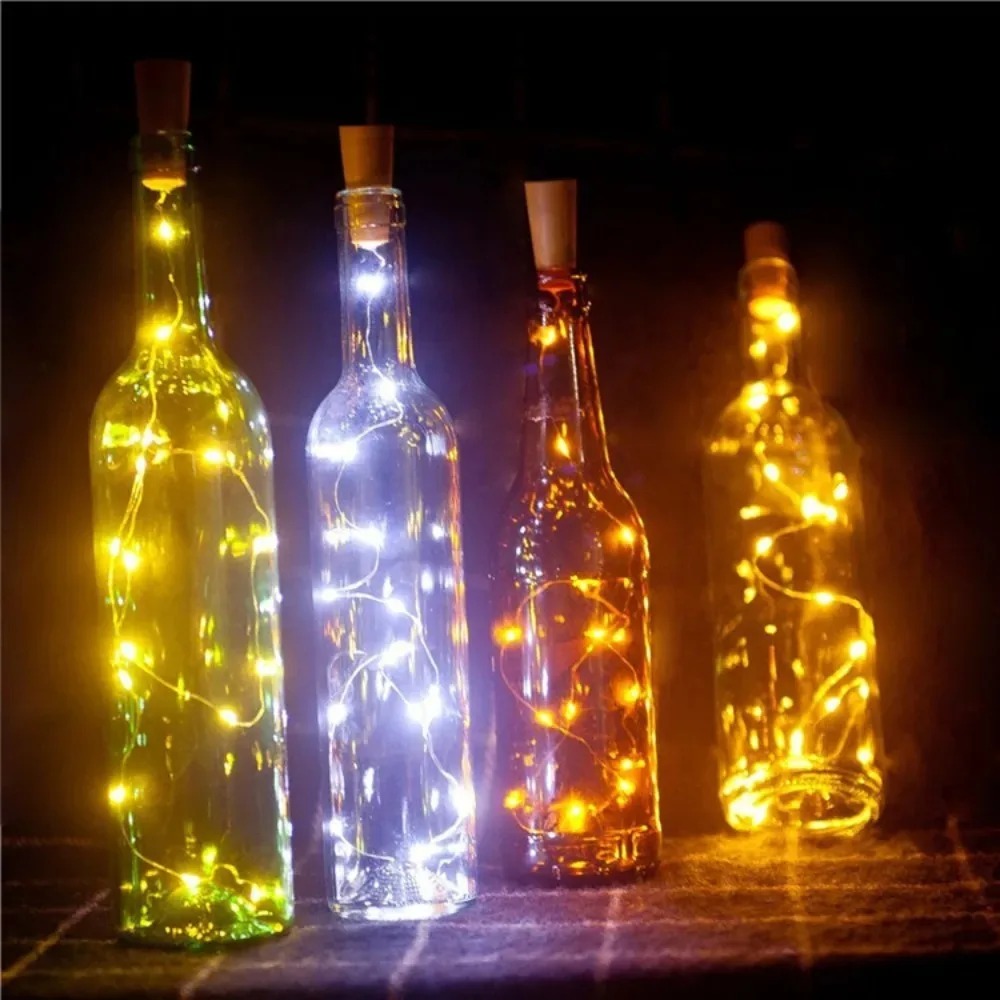 LED Bottle Cork String Lights  - Decor Lighting Cork ulasan dan harga