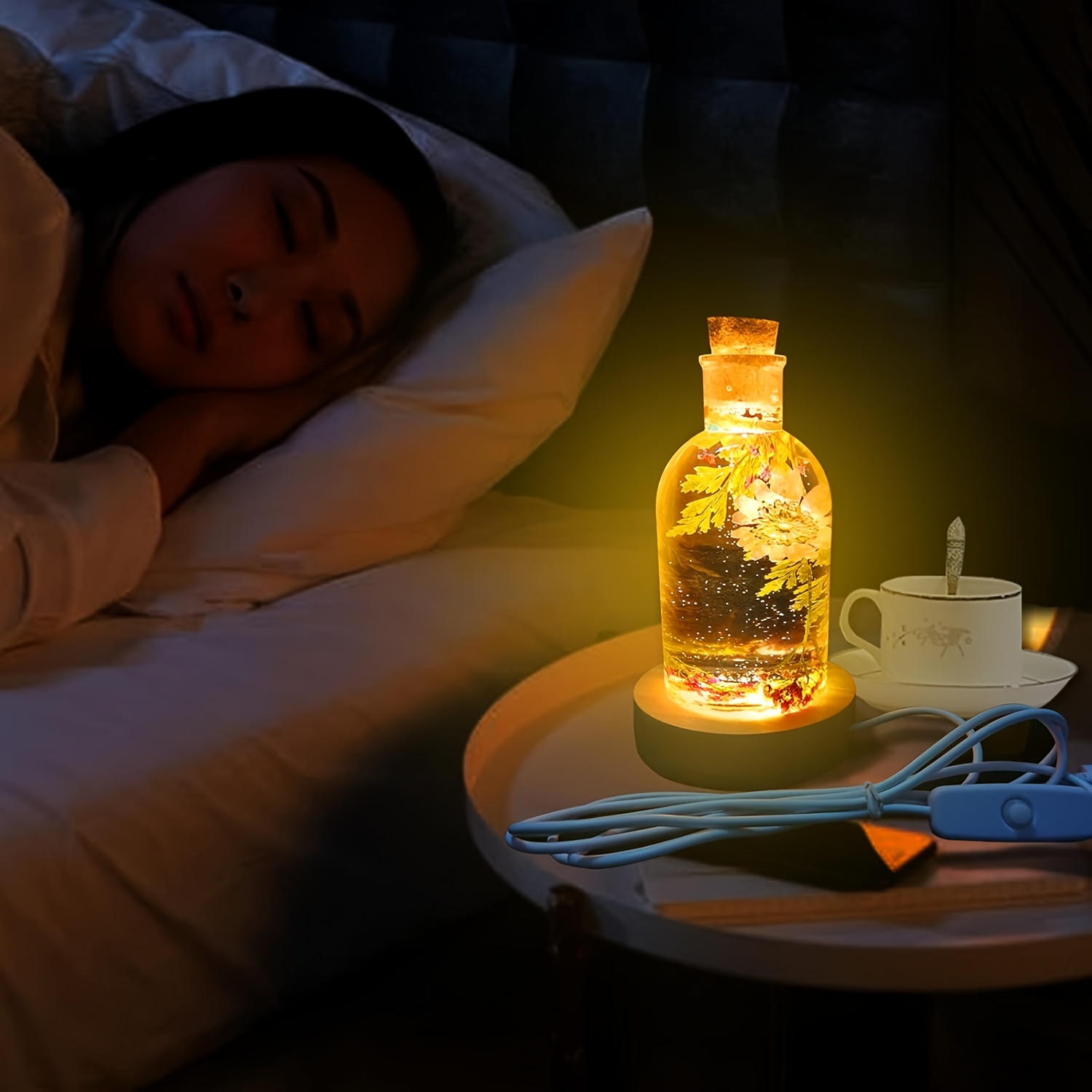 Drift Bottle Light Resin Mold  - Decor Lighting Cork ulasan dan harga
