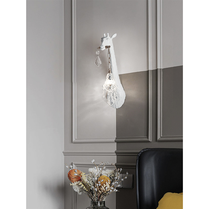 Modern Creative Resin Giraffe  - Lighting Decoration On Wall ulasan dan harga
