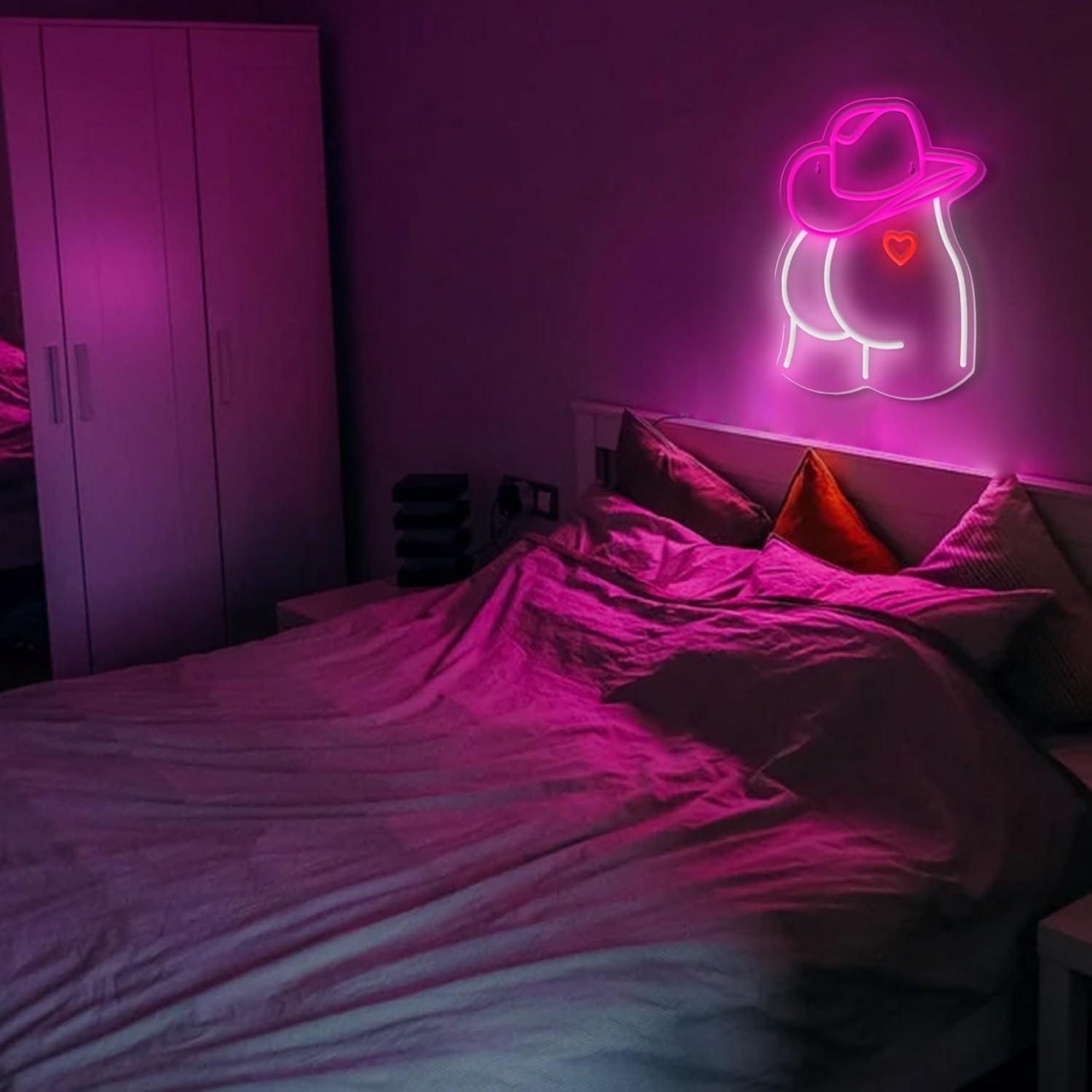 Cowgirl Neon Sign Dimmable LED - Room Lighting Bedroom Decor ulasan dan harga