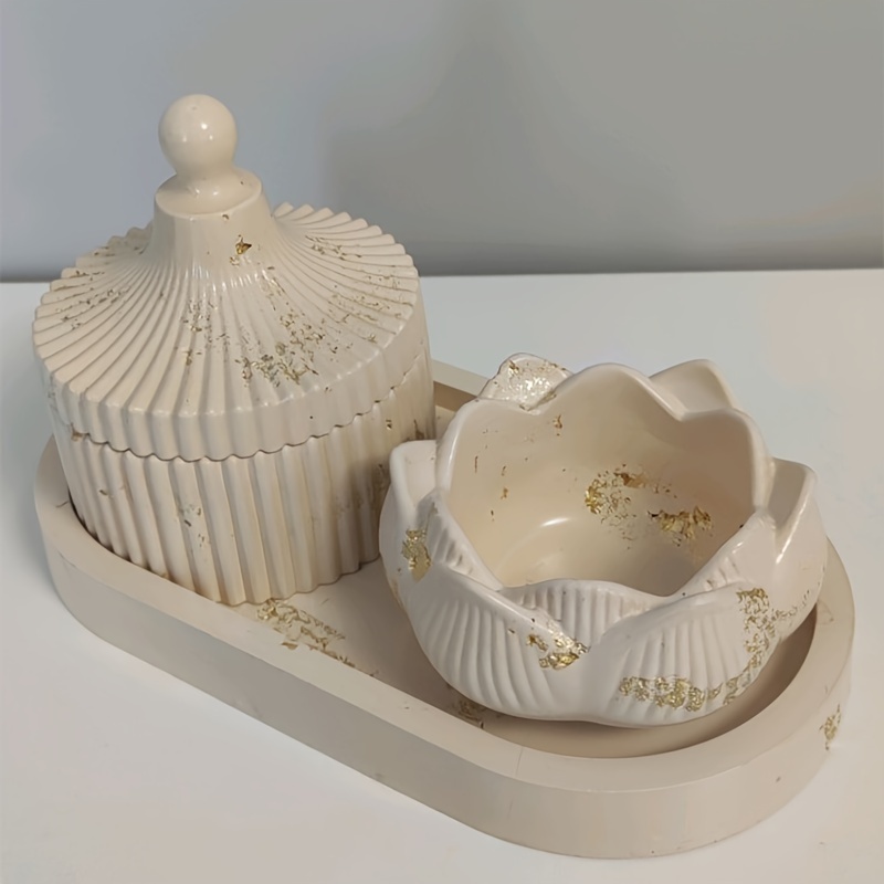 DIY Lotus Candle Holder 3 Piec - Candle Holder Set ulasan dan harga