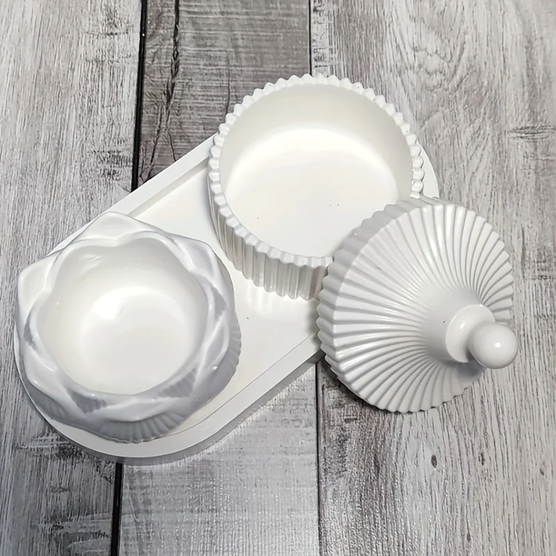 DIY Lotus Candle Holder 3 Piec - Candle Holder Set ulasan dan harga