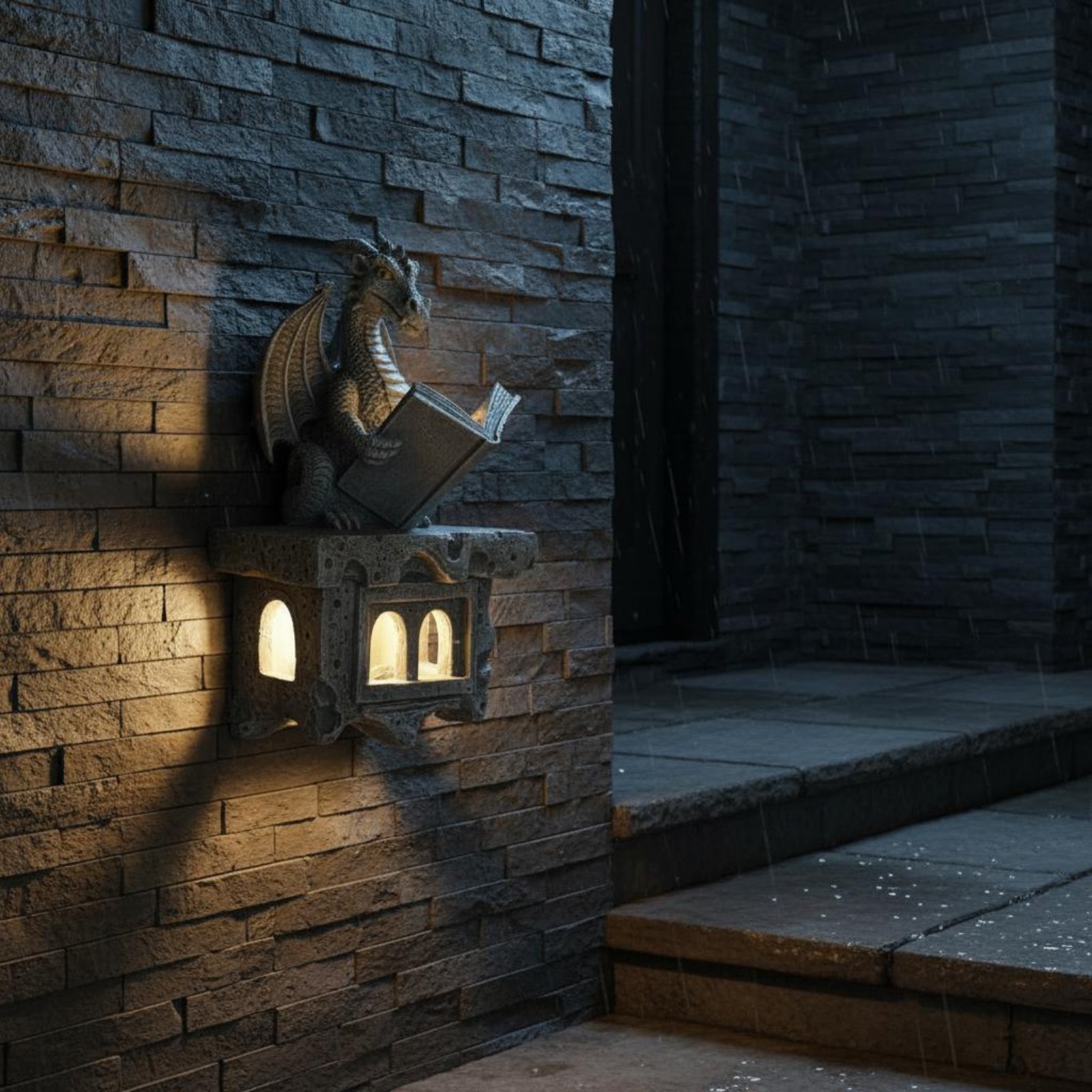 Solar Wyvern Wall Shine Auto O - Lighting Decoration On Wall ulasan dan harga