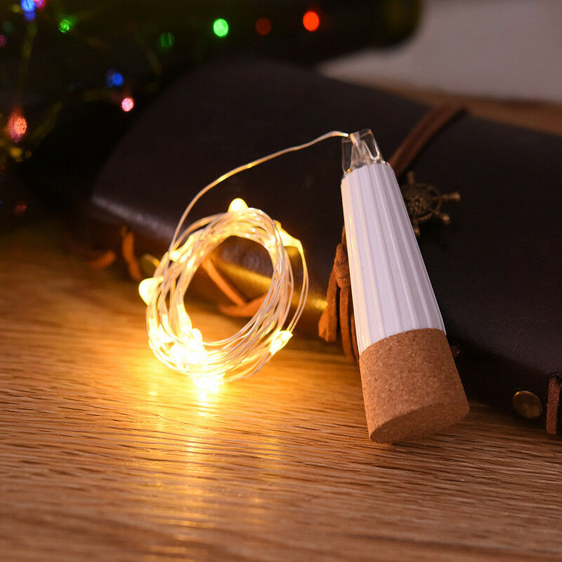 2m 20 LED Cork Bottle Fairy Li - Decor Lighting Cork ulasan dan harga