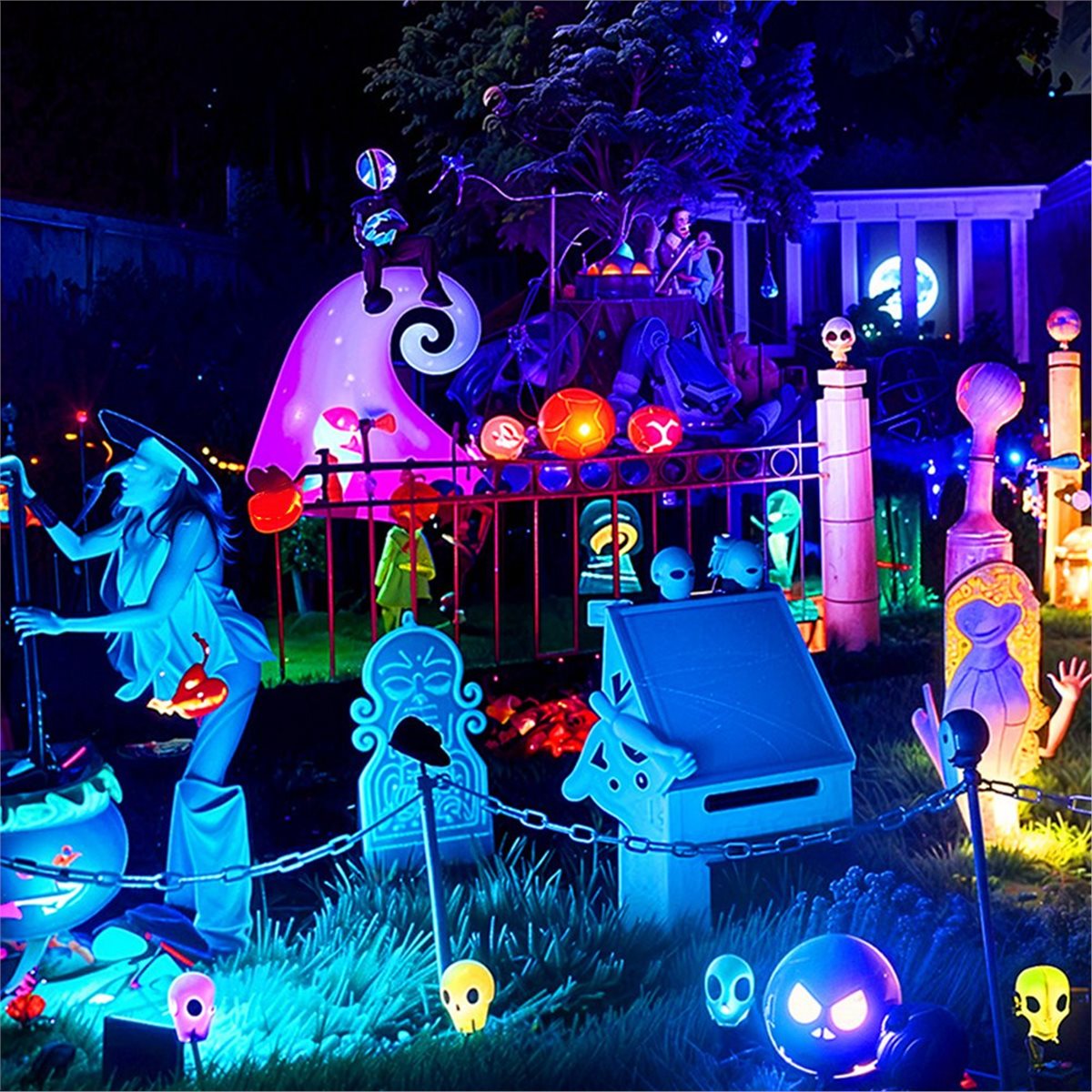 Nices 100W RGBCW LED Flood Lig - Decor Lighting Uk ulasan dan harga