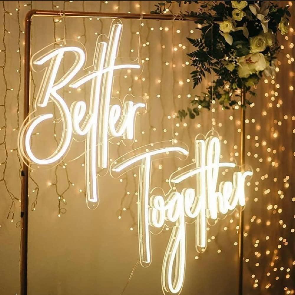 Better Together Neon Sign USB  - Room Lighting Bedroom Decor ulasan dan harga