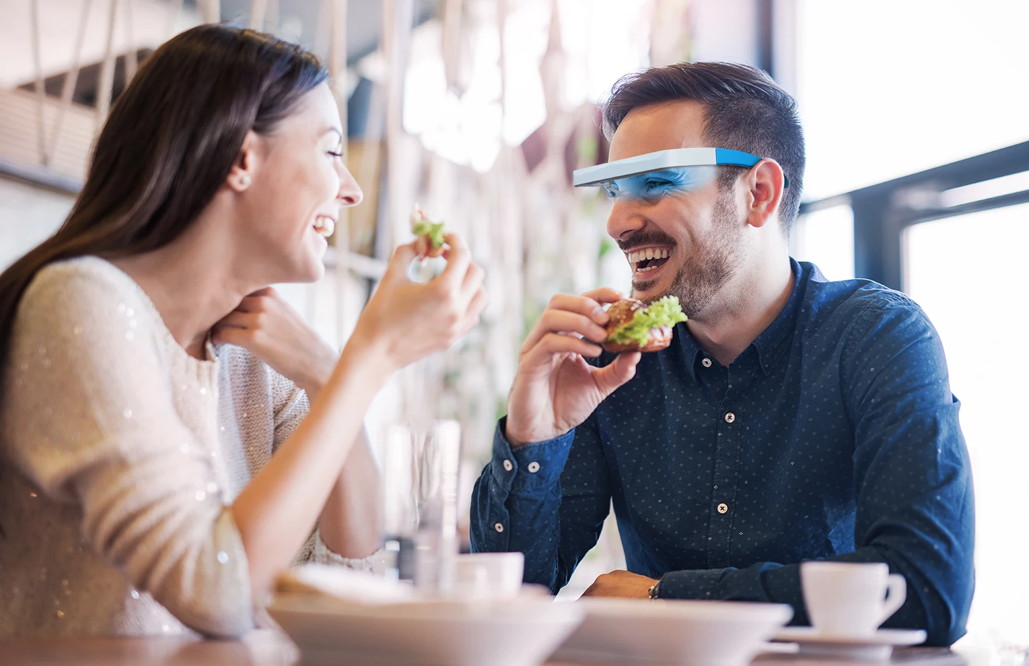 SAD Light Therapy Glasses Red  - Lighting Visual ulasan dan harga