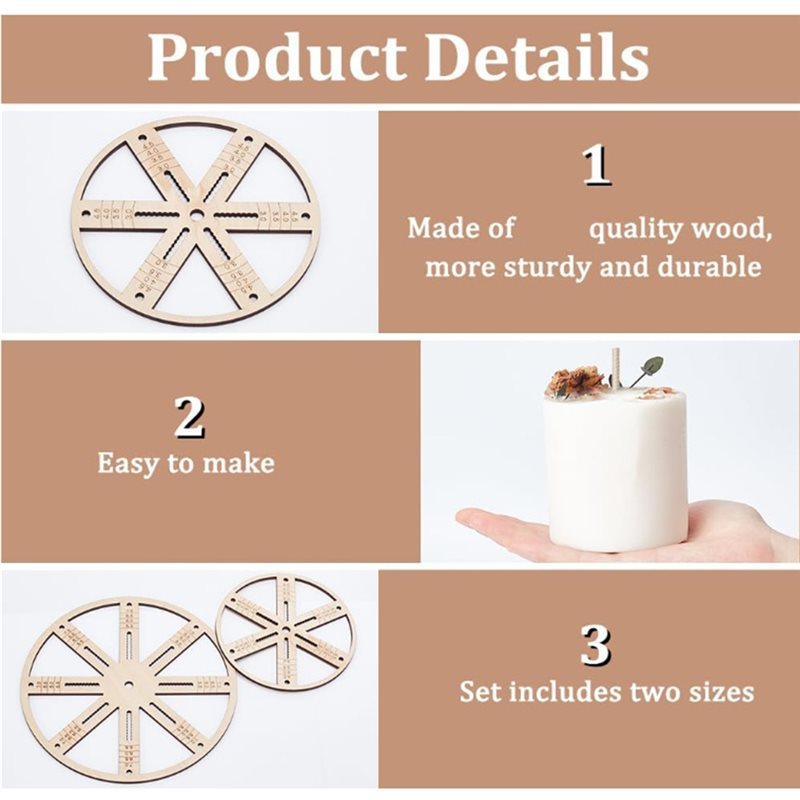 EYFL-Wick Holders For DIY Cand - Candle Holder Set ulasan dan harga