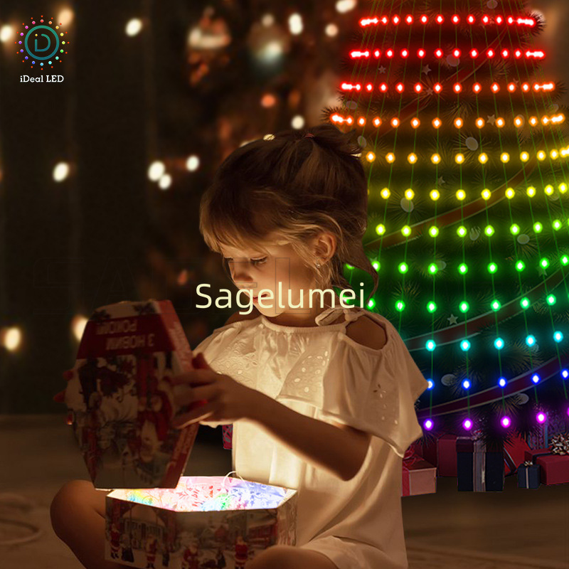 RGBIC 400LEDs Christmas Lights - Decor Lighting Uk ulasan dan harga