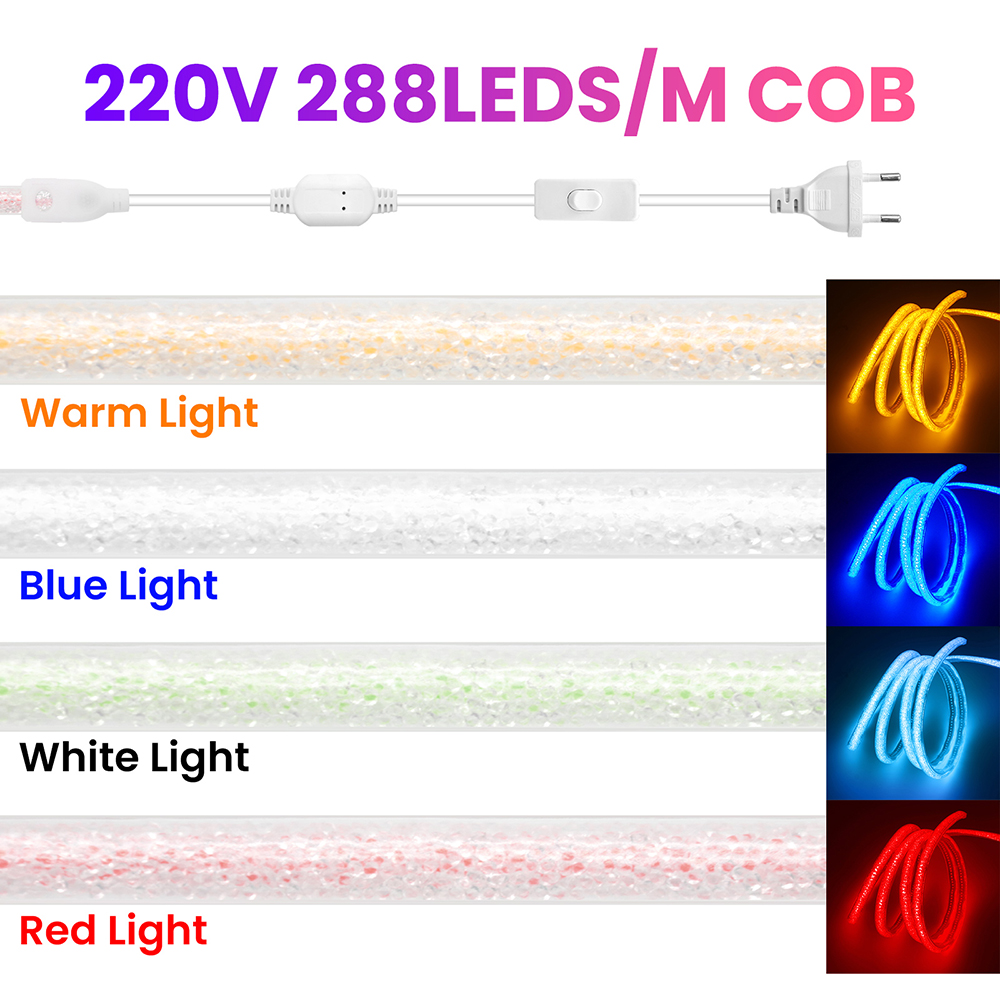 Crystal Type COB Neon Strip Ro - Decor Lighting Uk ulasan dan harga