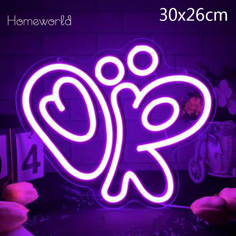 Olivia OK Neon Signs USB Power - Ok Lighting Decor ulasan dan harga