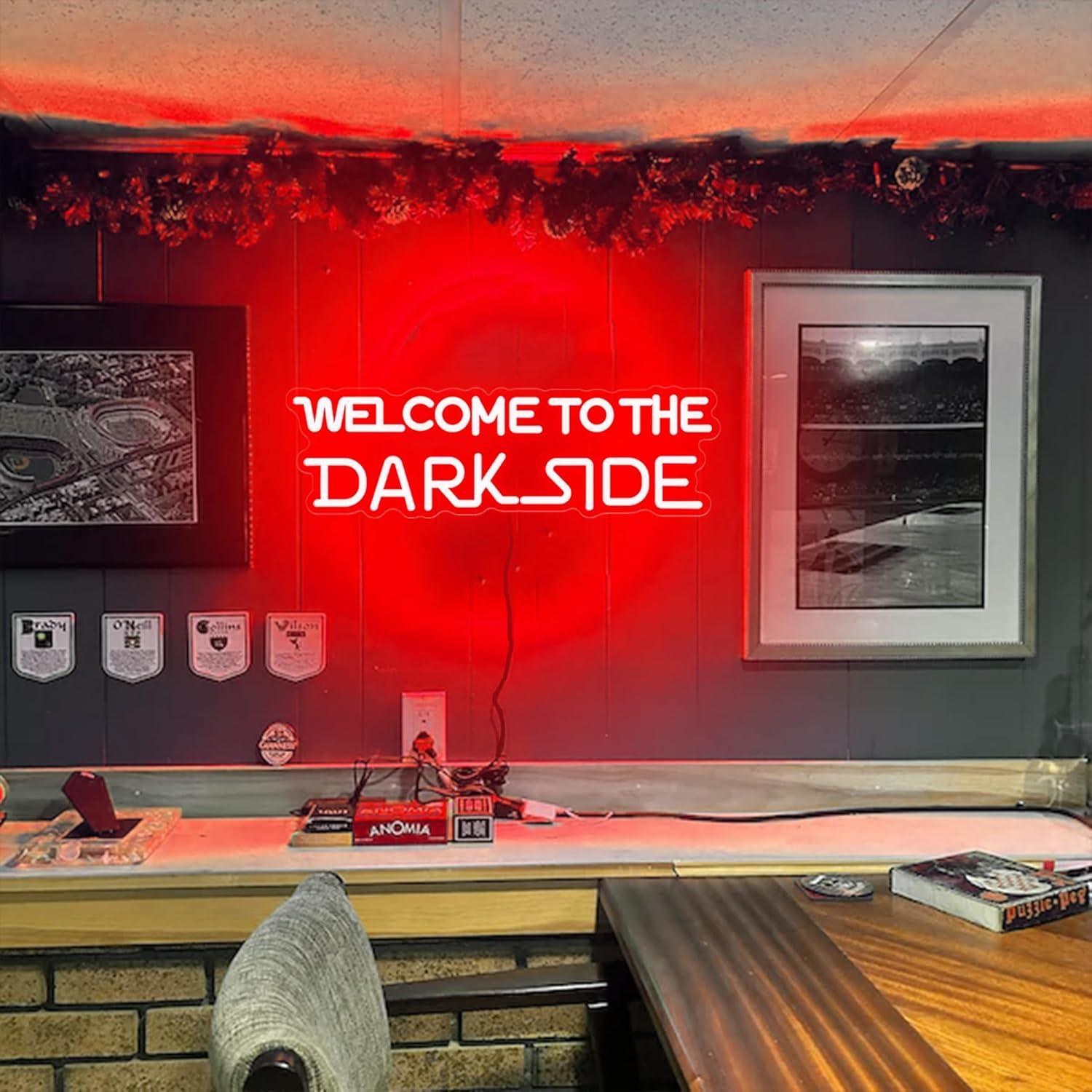 Welcome to the Dark Side Neon  - Room Lighting Bedroom Decor ulasan dan harga
