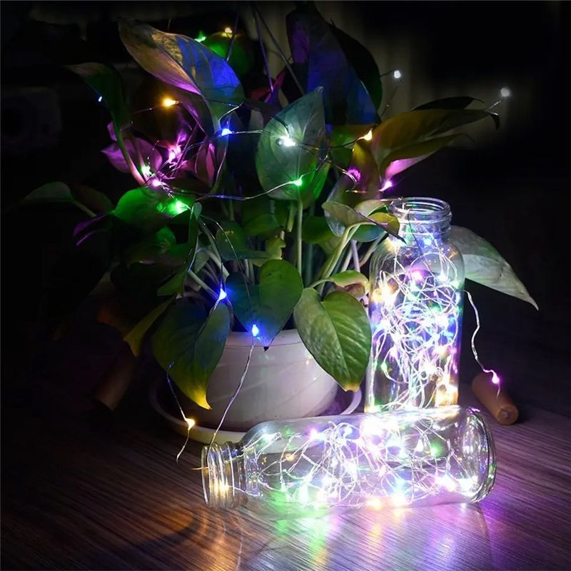 A20F-10Pcs Solar Wine Bottle S - Decor Lighting Cork ulasan dan harga