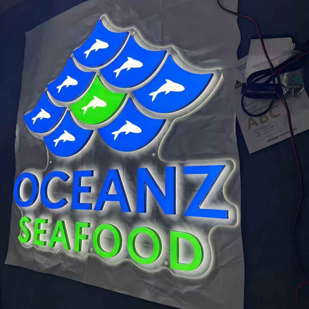 Customized 3D LED-Lighted Chan - Lighting Decor Company ulasan dan harga