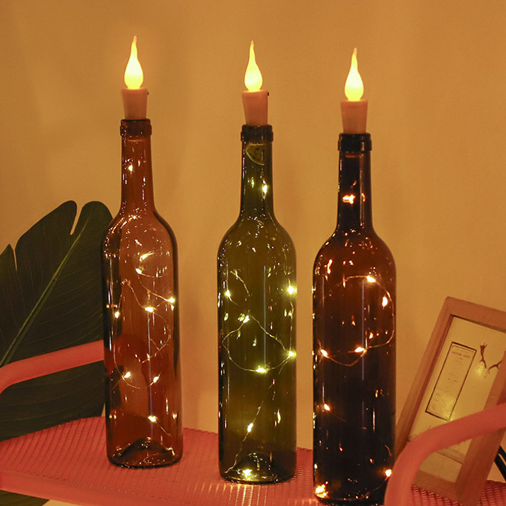 6Pcs Wine Bottle String Light  - Decor Lighting Cork ulasan dan harga