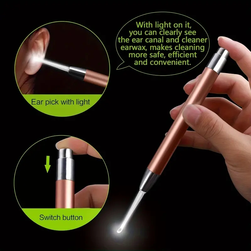 Stainless Steel Luminous Ear S - Lighting Visual ulasan dan harga