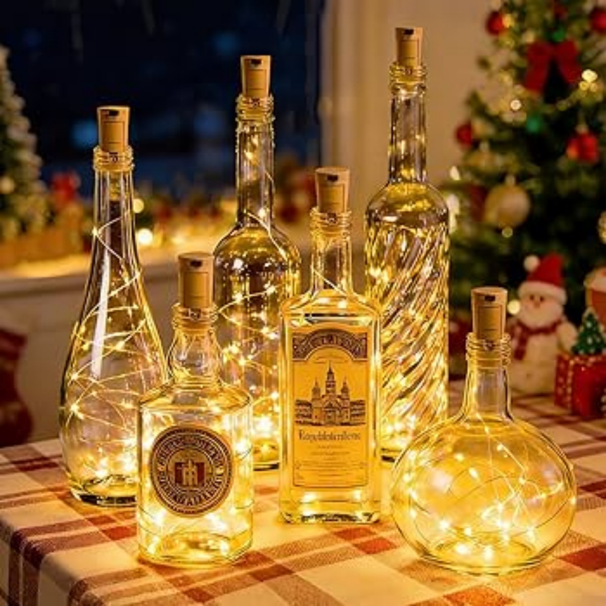 10/12 Pack Bottle Lights with  - Decor Lighting Cork ulasan dan harga