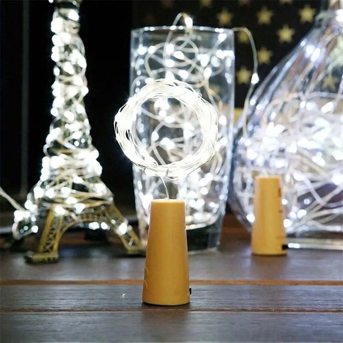 10/12 Pack Bottle Lights with  - Decor Lighting Cork ulasan dan harga