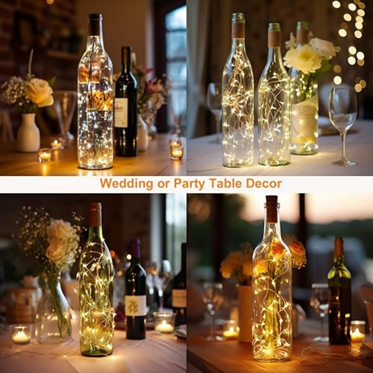 10/12 Pack Bottle Lights with  - Decor Lighting Cork ulasan dan harga